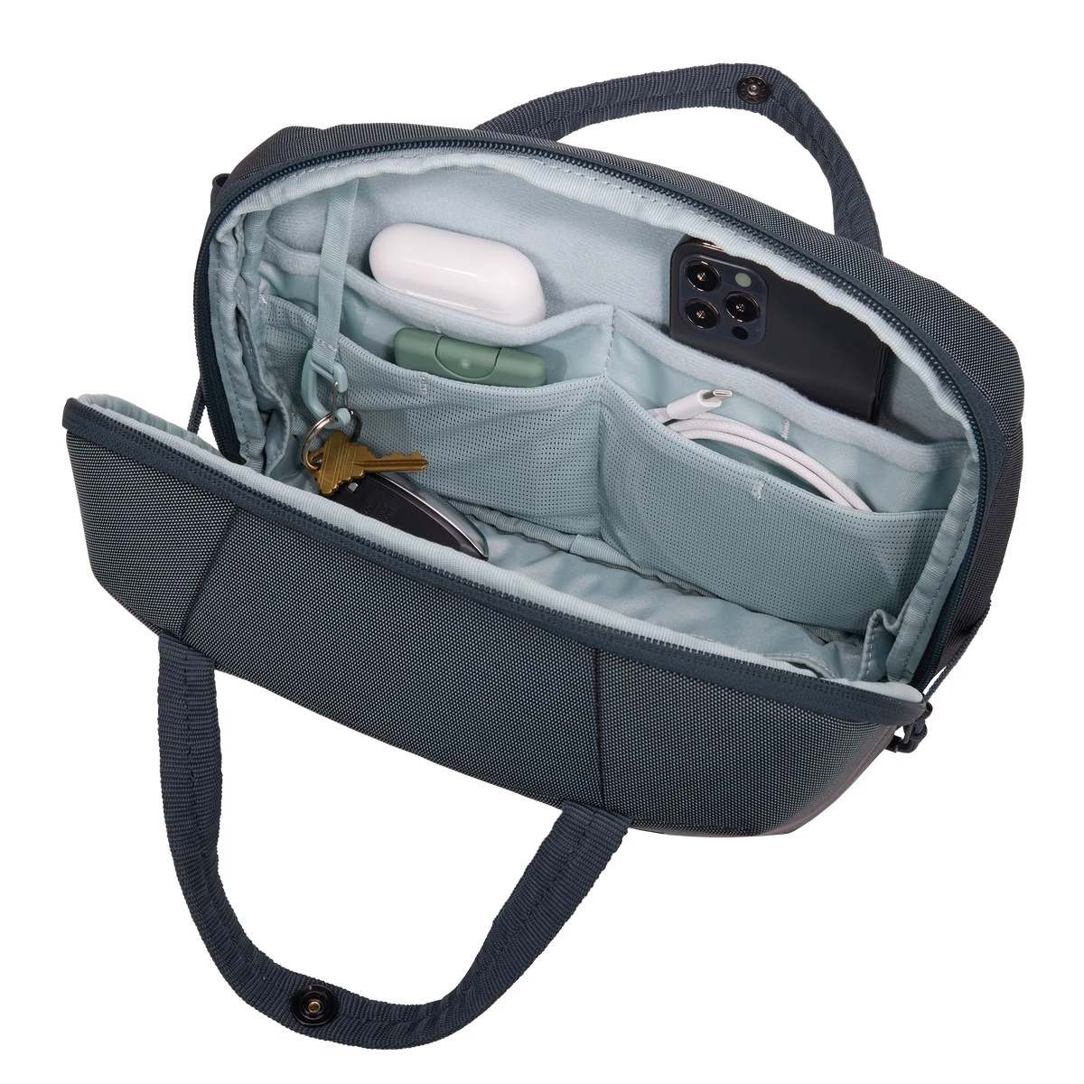 THULE Subterra 5–7L Expandable Crossbody Bag Secure Travel Shoulder Pack in Dark Slate