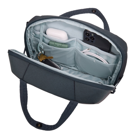 THULE Subterra 5–7L Expandable Crossbody Bag Secure Travel Shoulder Pack in Dark Slate