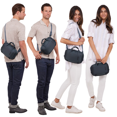 THULE Subterra 5–7L Expandable Crossbody Bag Secure Travel Shoulder Pack in Dark Slate