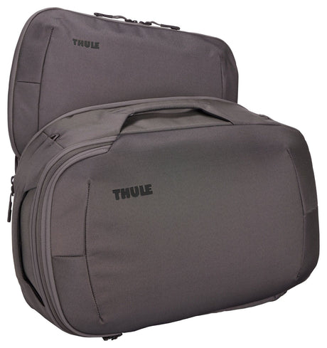 THULE Subterra 40L Airline Approved Carry-On Backpack Duffel w/ Laptop Sleeve in Vetiver Gray