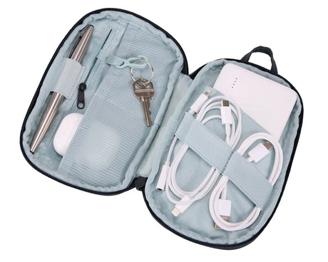 THULE Subterra Powershuttle 21.5cm Small Tech Travel Case Organizer in Dark Slate