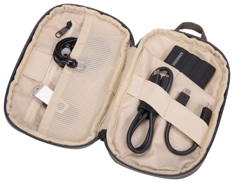 THULE Subterra Powershuttle 21.5cm Small Tech Travel Case Organizer in Vetiver Gray