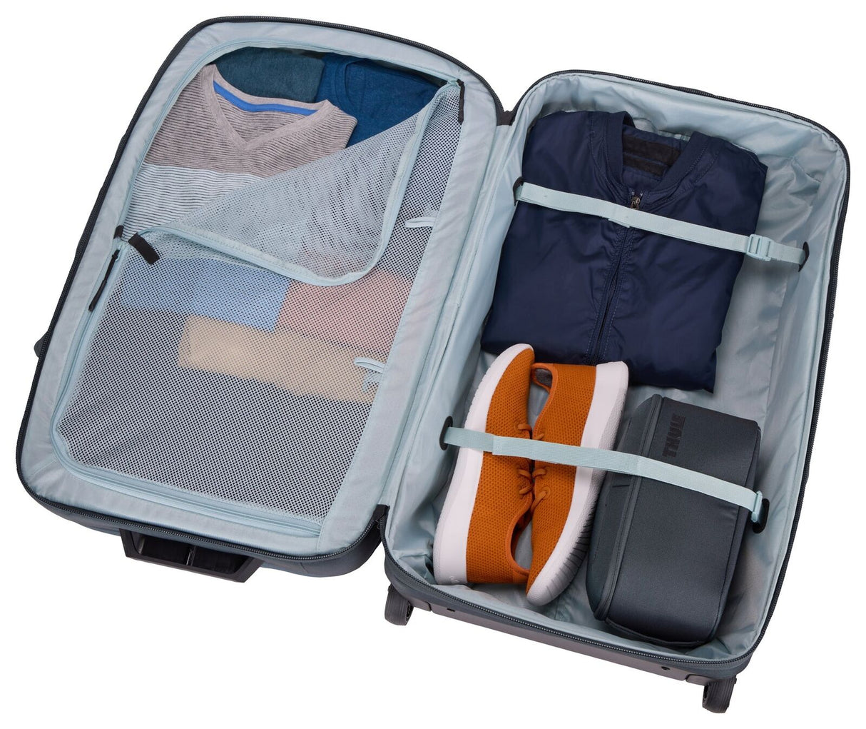 THULE Subterra 90L Wheeled Duffel Bag 70cm Check-In Luggage in Dark Slate - Large