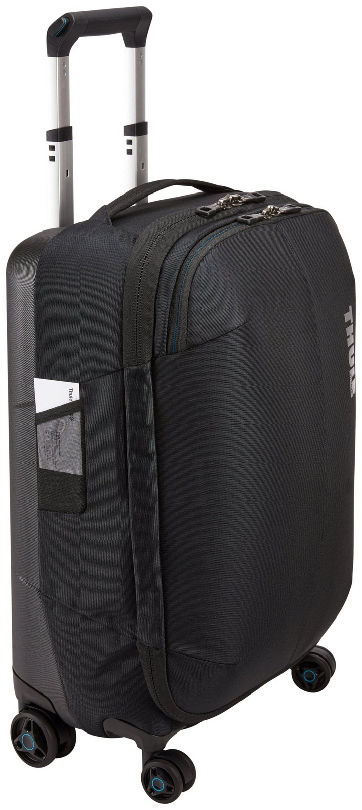 Thule Subterra 55cm/33L Carry On Spinner Suitcase - Black (Travel Wheeled Luggage)
