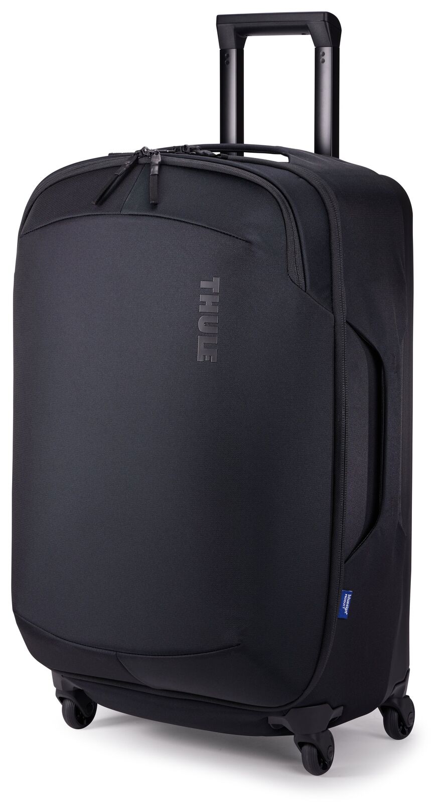 THULE Subterra 65L Checked Spinner Suitcase 68cm 4-Wheel Luggage Bag in Black