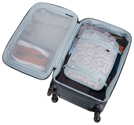 THULE Subterra 65L Checked Spinner Suitcase 68cm 4-Wheel Luggage Bag in Dark Slate