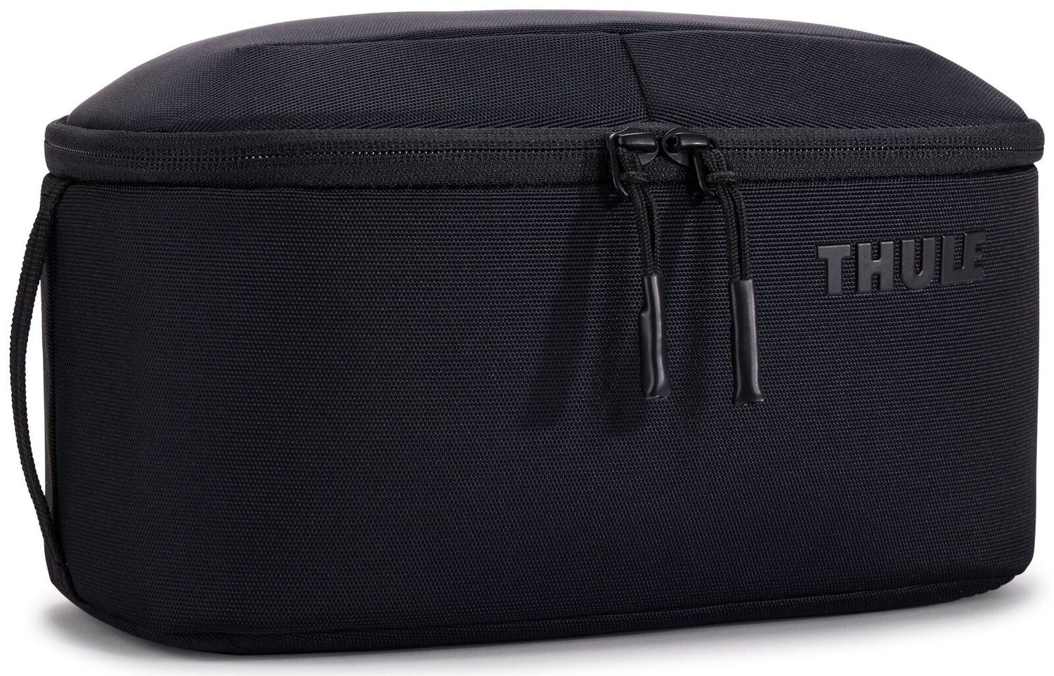 THULE Subterra Wipeable Toiletry Bag Travel Wash Kit w/ Removable TSA Pouch in Black