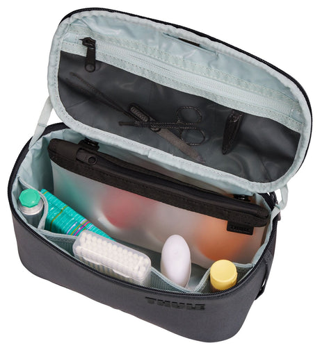 THULE Subterra Wipeable Toiletry Bag Travel Wash Kit w/ Removable TSA Pouch in Dark Slate
