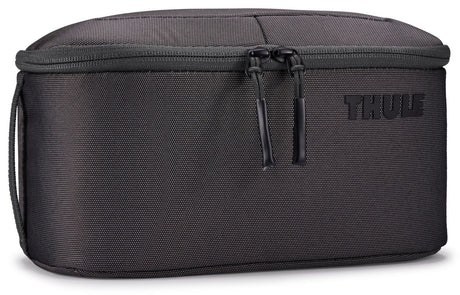 THULE Subterra Wipeable Toiletry Bag Travel Wash Kit w/ Removable TSA Pouch in Vetiver Gray