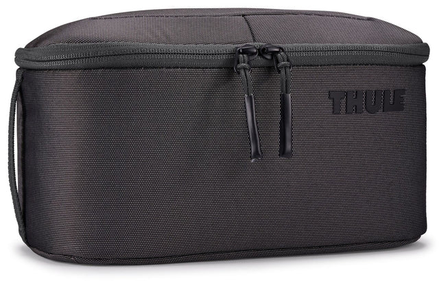 THULE Subterra Wipeable Toiletry Bag Travel Wash Kit w/ Removable TSA Pouch in Vetiver Gray