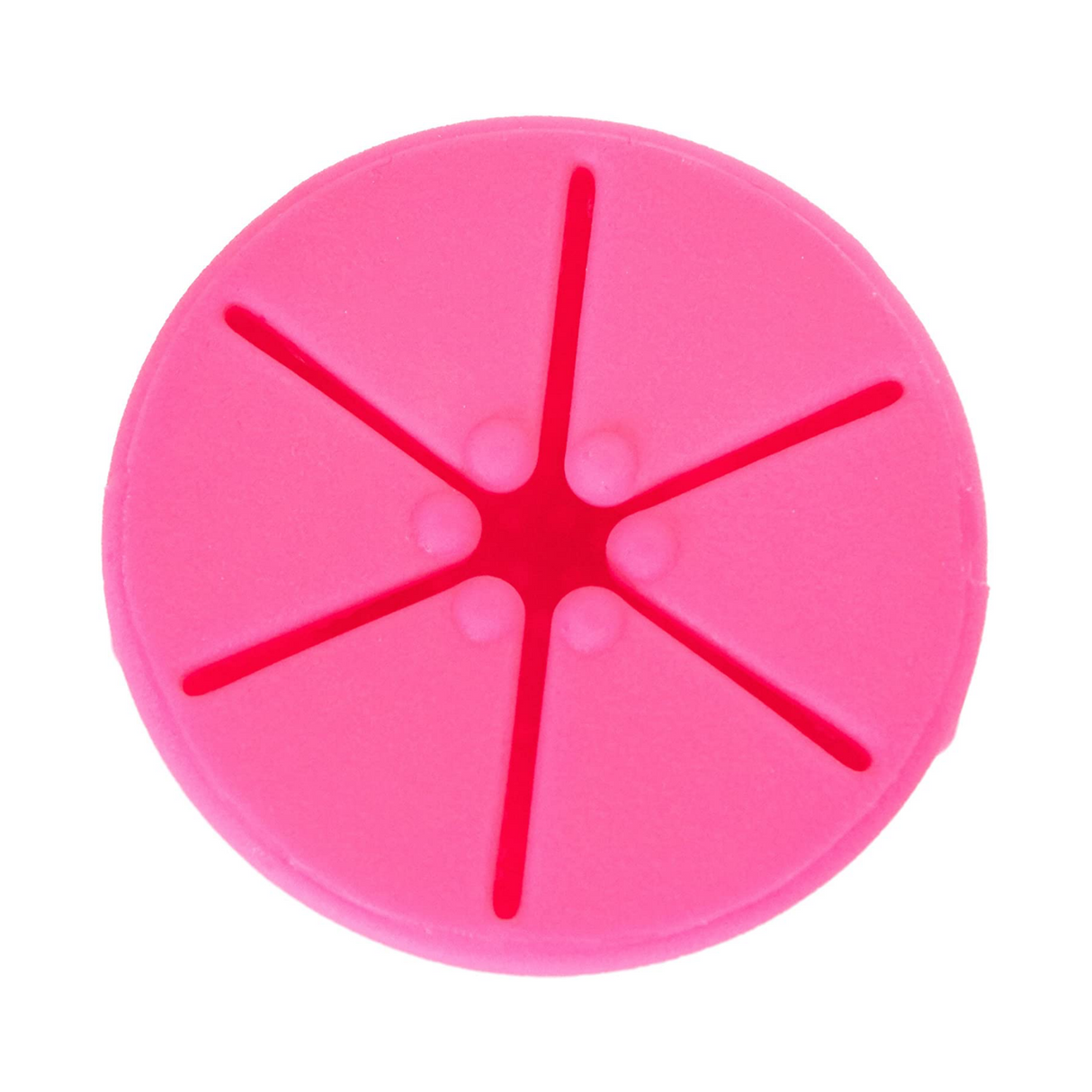 Tweexy Nail Polish Bottle Holder Washable Wearable Ring Silicone - Bonbon Pink