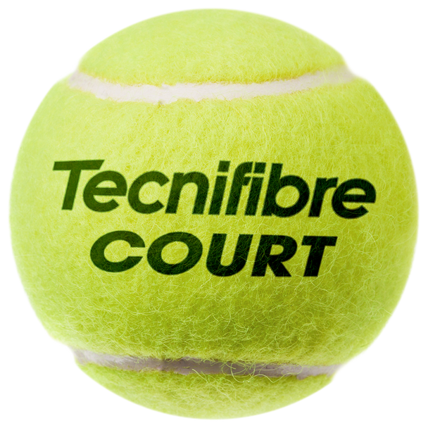 Tecnifibre Court Tournament Tennis Balls Bulk Box - 72 Balls (18 Cans of 4) - ITF & USTA Approved