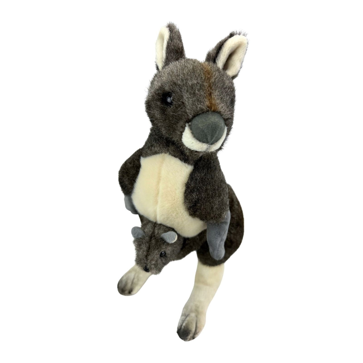 Bocchetta Tess 31cm Red Kangaroo with Joey Plush Toy (Australian Stuffed Animal Souvenir Gift)