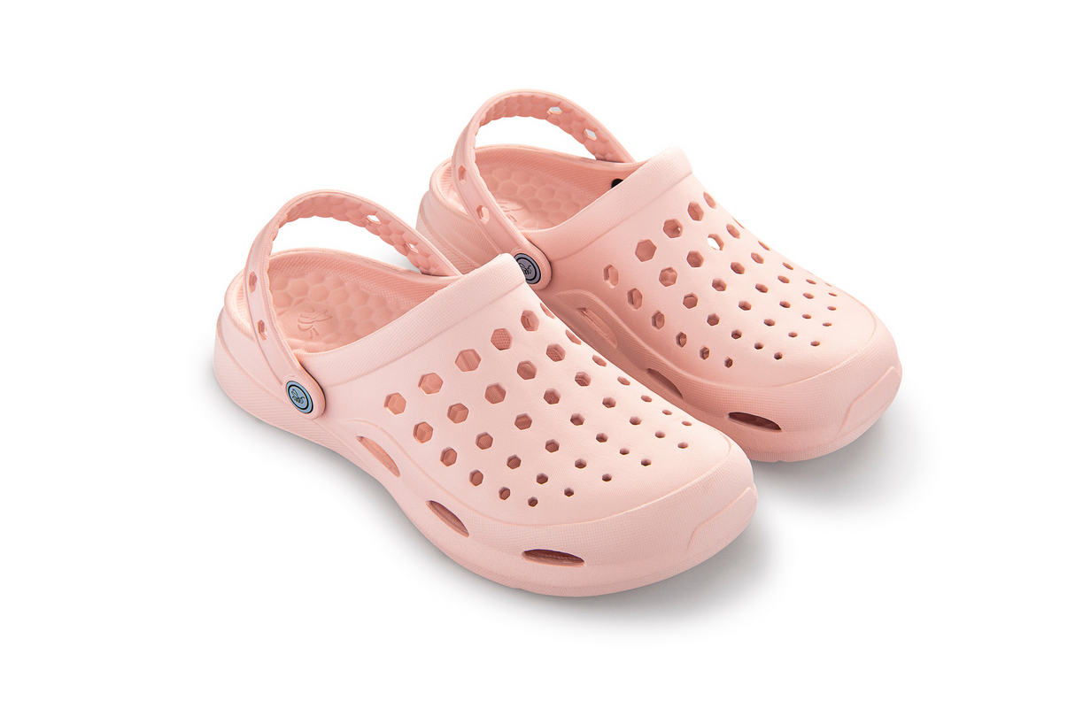 Joybees Adults Active Clogs Water Sandals Shoes in Pale Pink