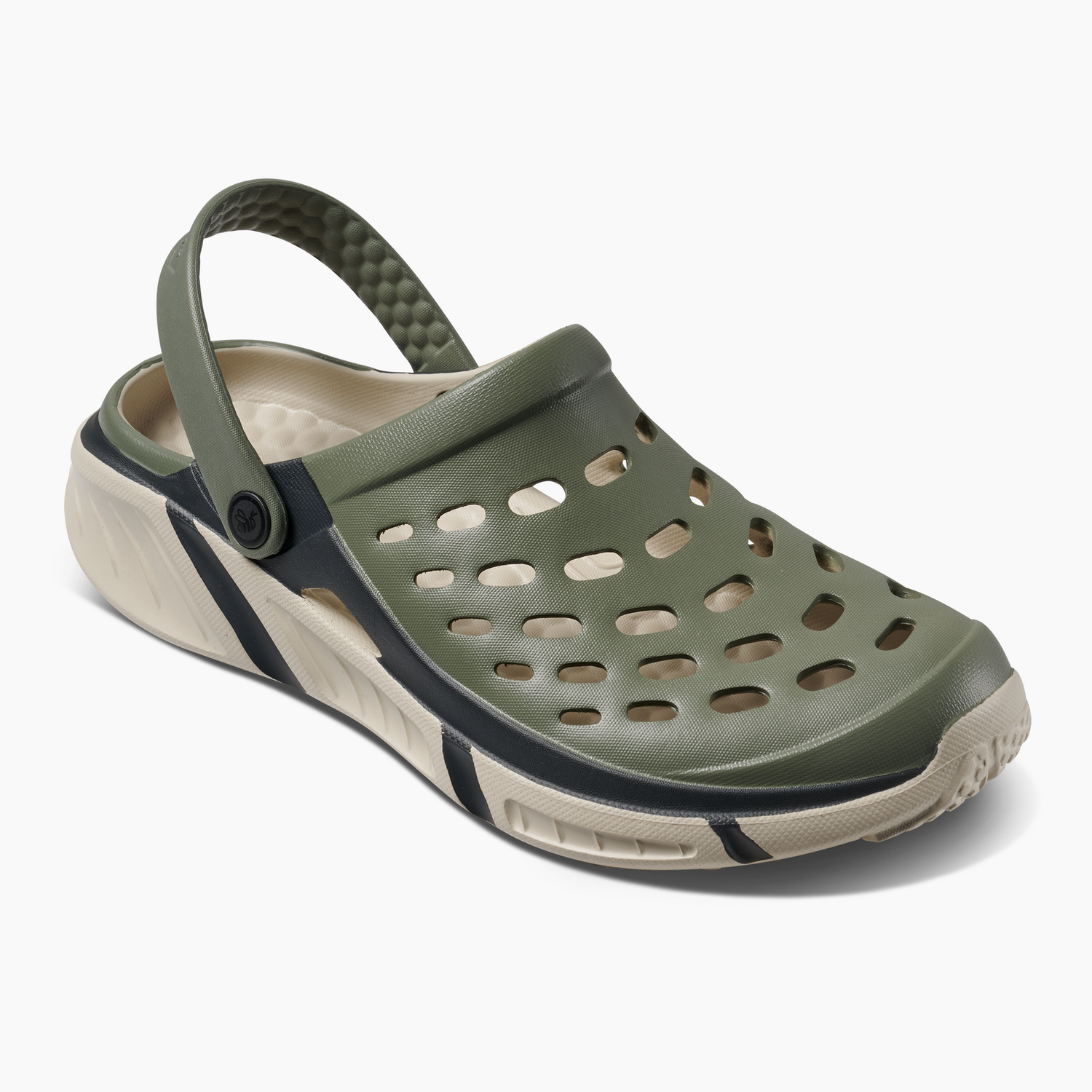 Joybees Adults Trekking Clogs Sandals Waterproof Shoes in Sage/Beige - Womens US 15 / Mens US 13
