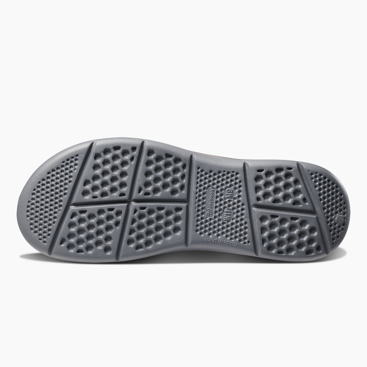 Joybees Adults Casual Flip Flops Summer Thongs in Solid in Charcoal