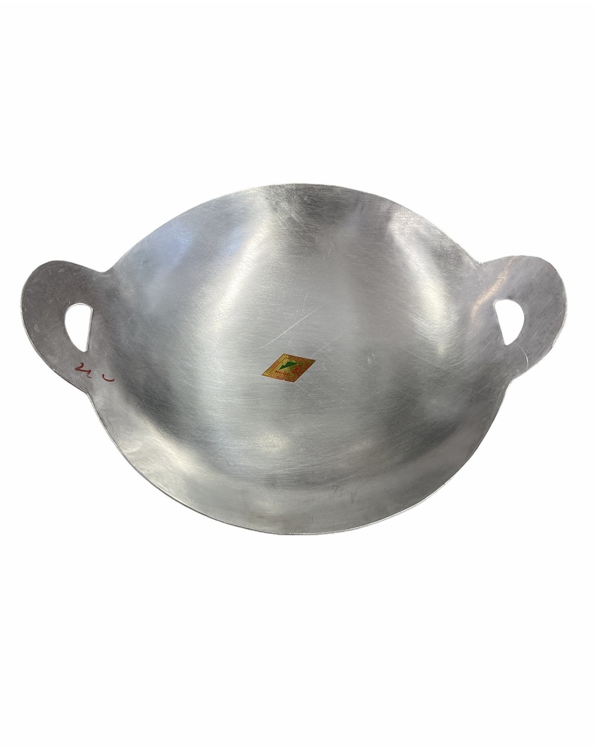 Vietnamese Aluminium Fry Pan Wok - 300mm Kitchen Saucepan w/Handles
