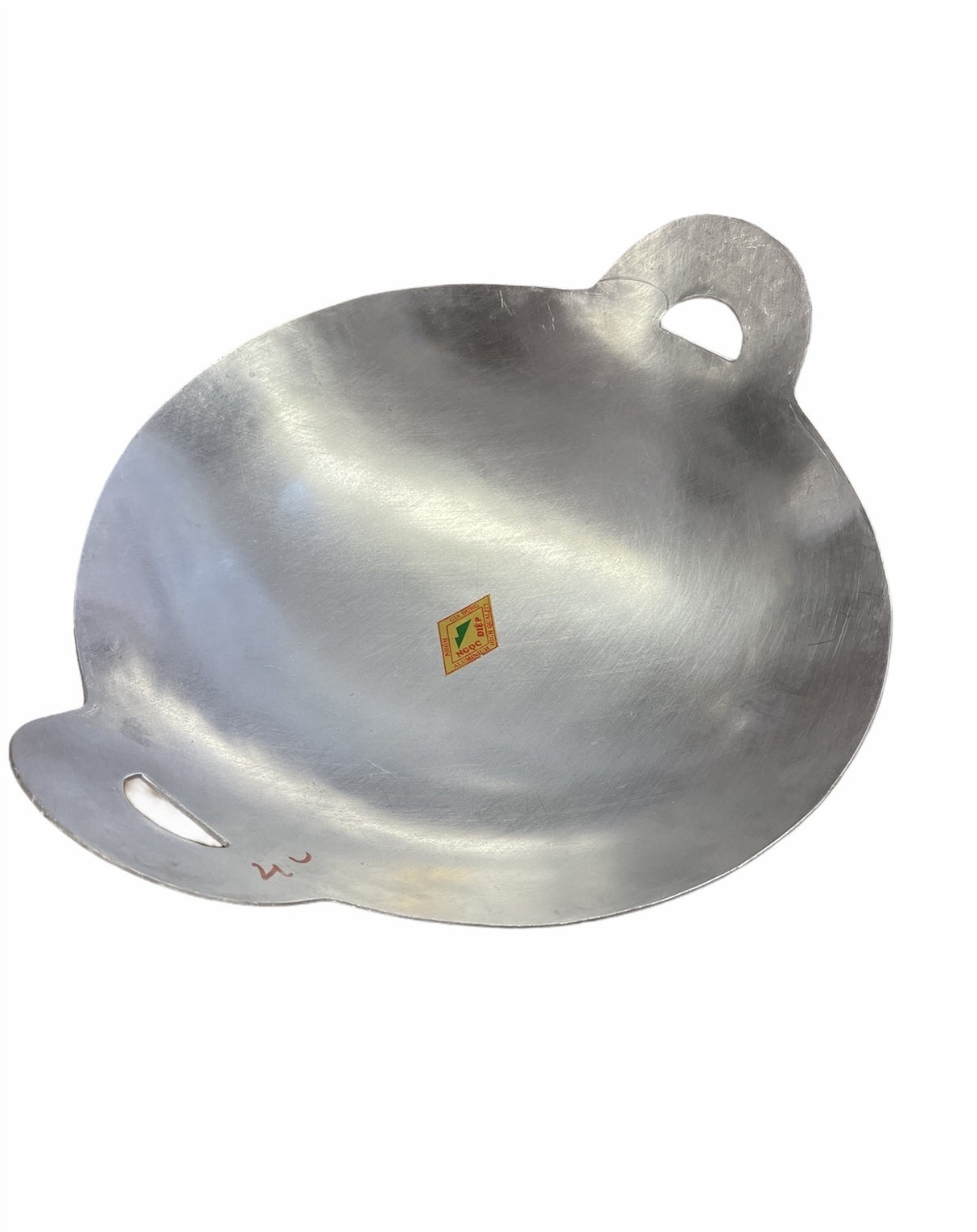 Vietnamese Aluminium Fry Pan Wok - 300mm Kitchen Saucepan w/Handles