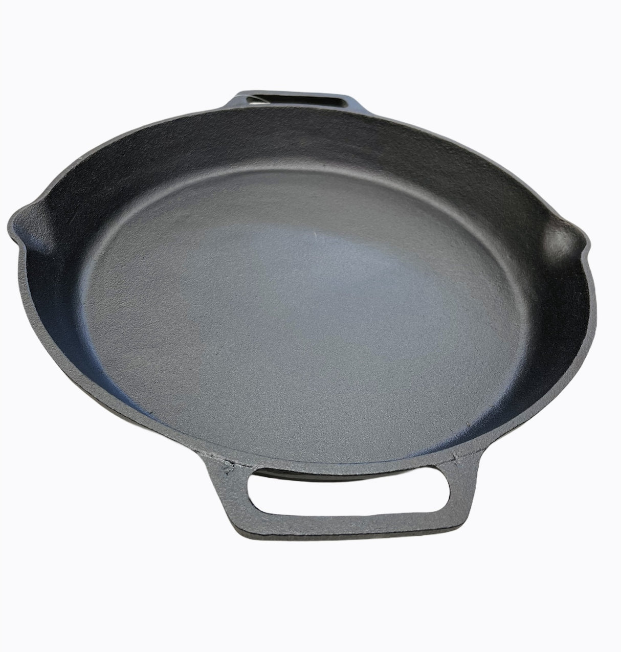 Cast Iron Paella Pan Skillet Fry Oven Safe Cooktop BBQ Grill