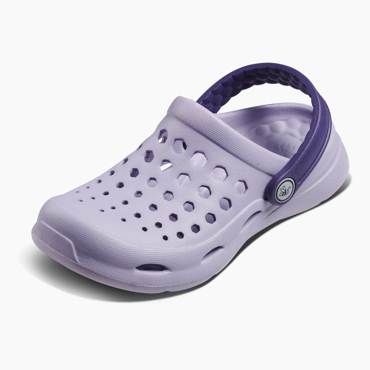 Joybees Kids Active Clogs Thongs Sandals Shoes in Solid Pastel Lilac/Enchantment
