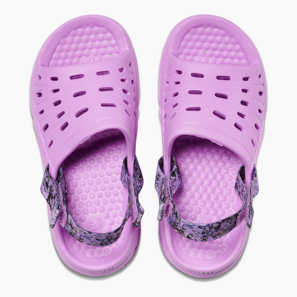 Joybees Kids Trekking Slides Clogs Sandals in Solid Lavender Rose