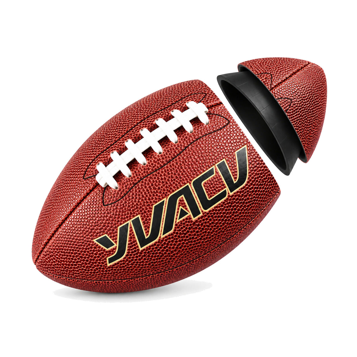 Standard American Gridiron Football for Indoor/Outdoor Sports, Training, Rugby - Size 9