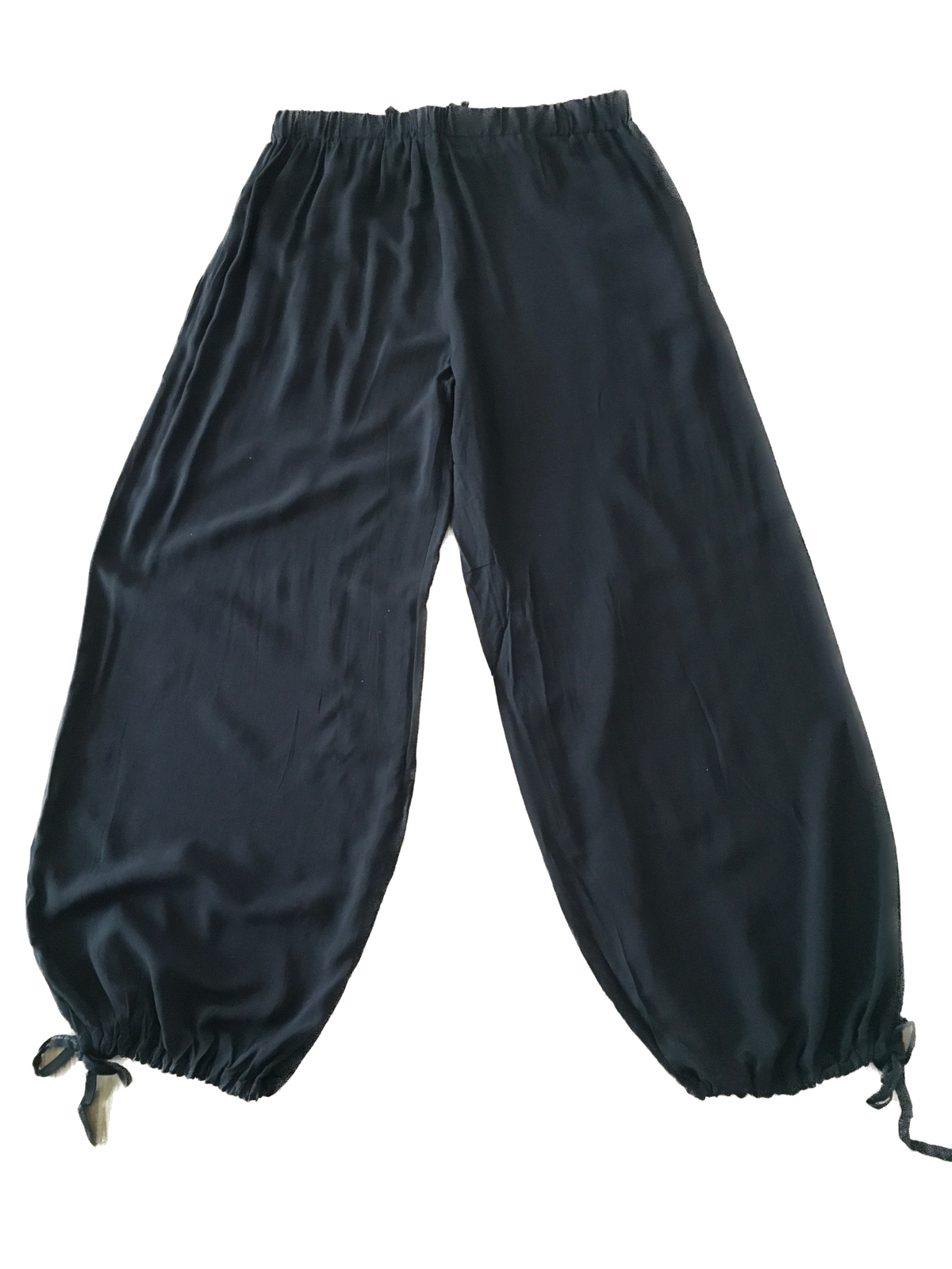 Womens Boho Harem Pants Baggy Yoga Loose Trousers - Black