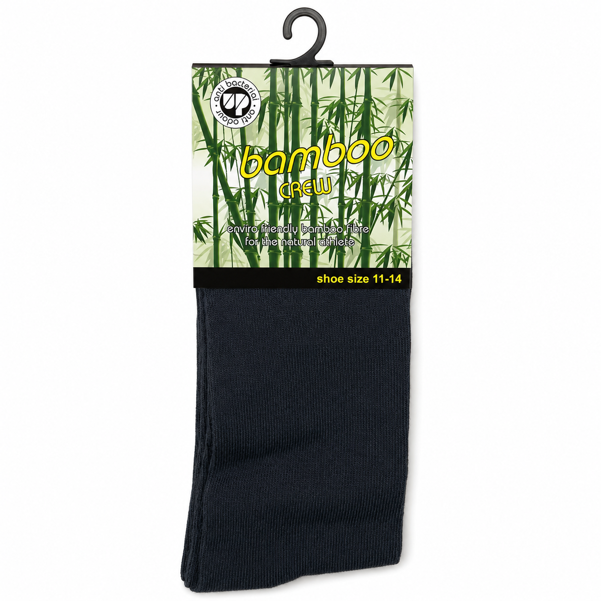 1 Pair Crew Bamboo Socks - Dark Teal (Unisex Eco Natural Business Work Socks)