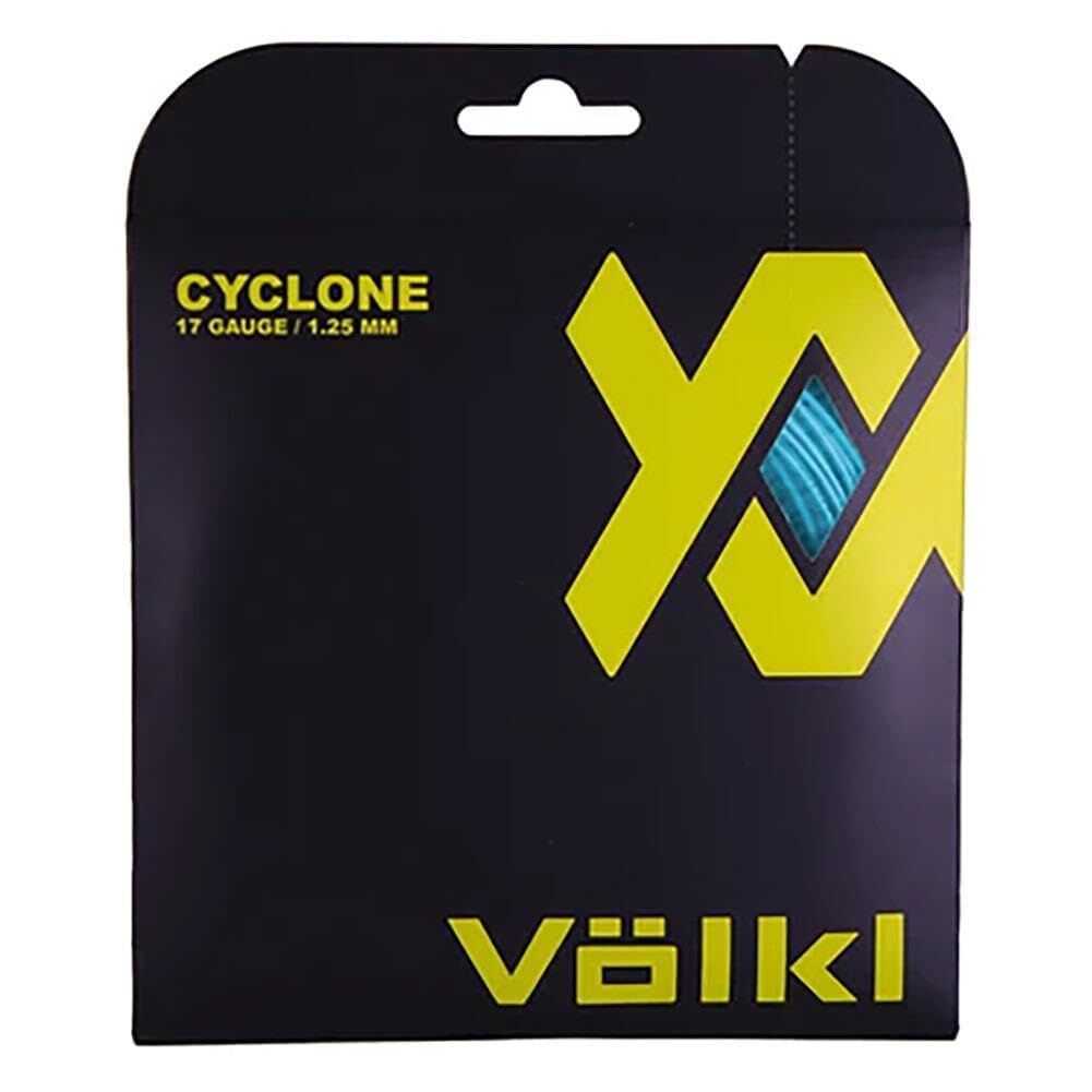 Volkl Cyclone Tennis String 17g 1.25mm Set 12m in Neon Blue