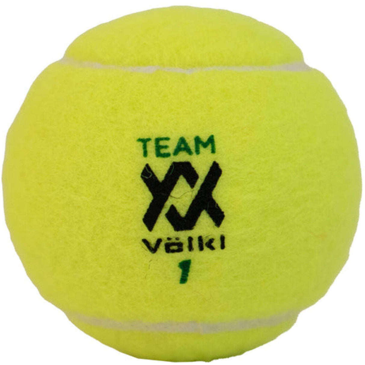12x Volkl Team 1 Green Dot Tennis Balls - Low Compression Training for Beginners