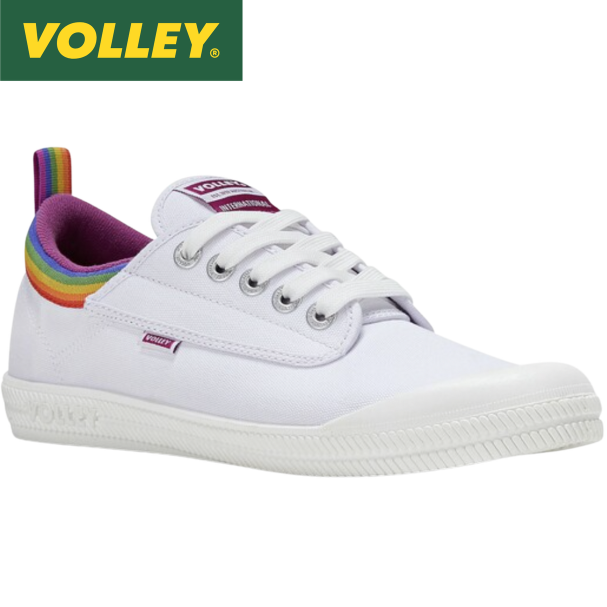 Dunlop Volleys LGBT Pride Sneakers (Unisex) - Casual Rainbow Shoes