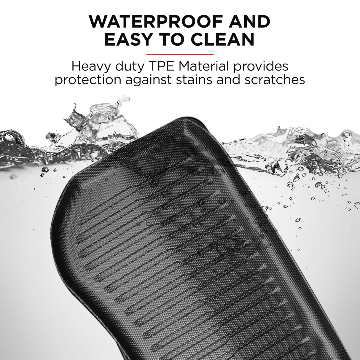 2023 Tesla Model 3 TPE Boot Trunk Liner Mat Set - 3PCs Front Rear Toolbox