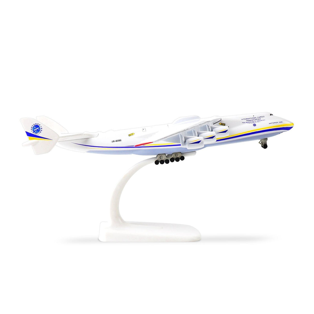 Antonov AN-225 Mriya 1/400 Diecast Metal Aircraft Model Kit with Stand (Ukrainian Plane)