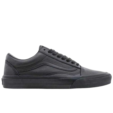Vans Old Skool Leather Mens Casual Sneakers Shoes Skateboard – Black - US 10