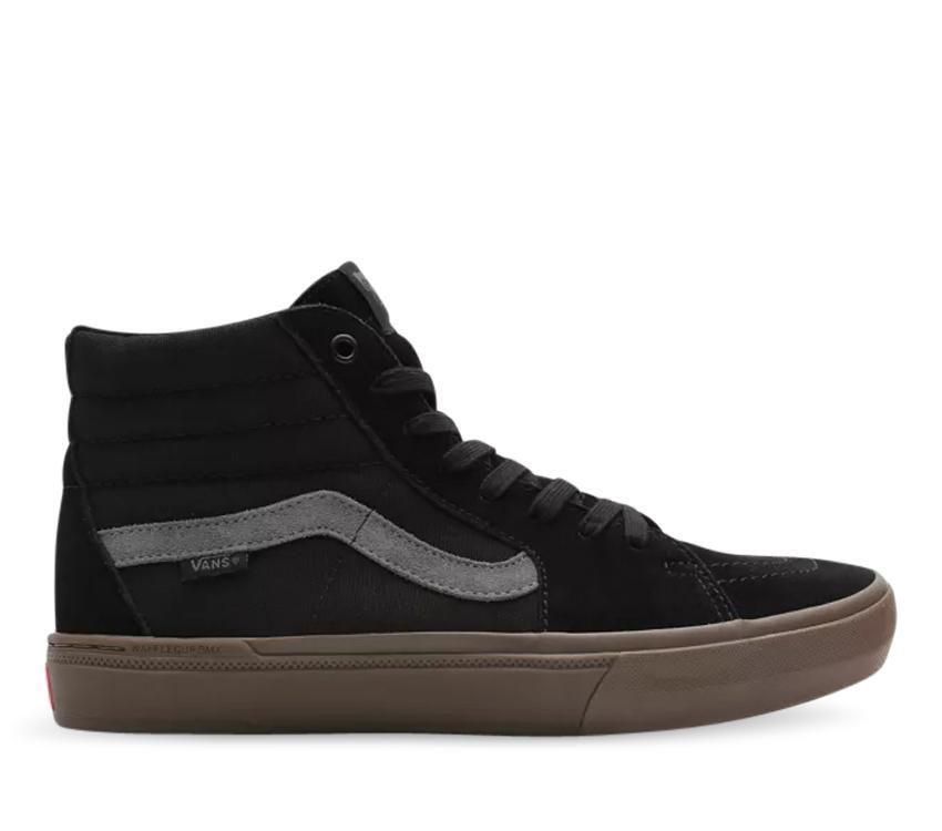 Vans Mens BMX SK8-HI High Top Sneakers - Black/Dark Gum (Casual Skateboard Shoes)