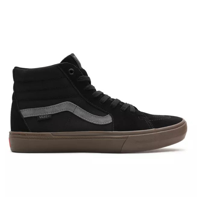 Vans Mens BMX SK8-HI High Top Sneakers - Black/Dark Gum (Casual Skateboard Shoes)