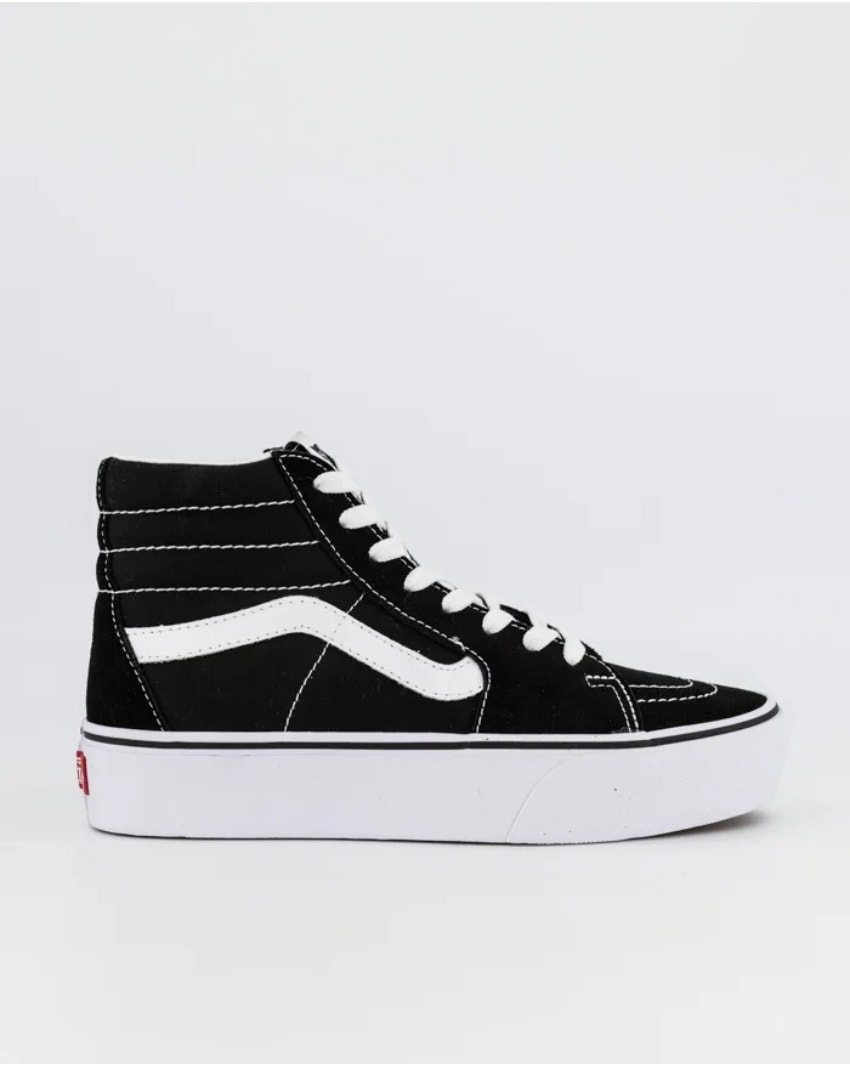 Vans SK8-Hi High Top Platform 2.0 Sneakers Shoes in Black/True White