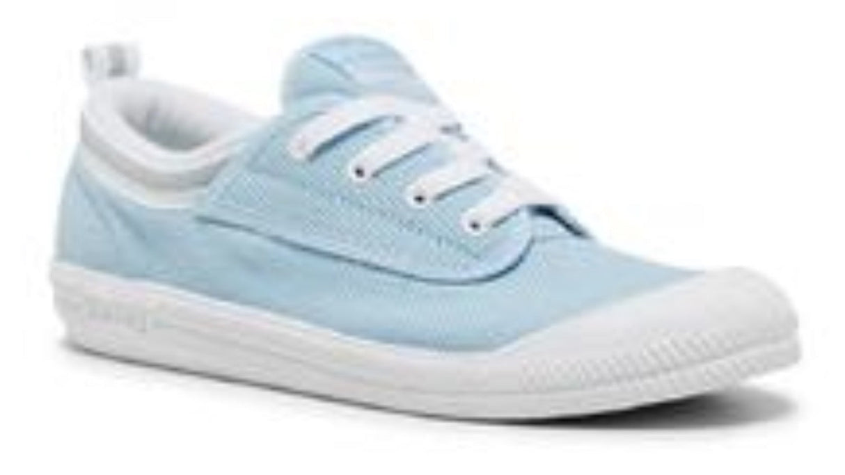 Dunlop Volleys International Mens Sneakers - Lace Up Casual Shoes - White/Blue