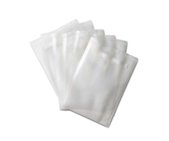 48x FoodSaver Pre-Cut Vacuum Sealer Reusable Food Storage Bags - Clear (20x28cm)
