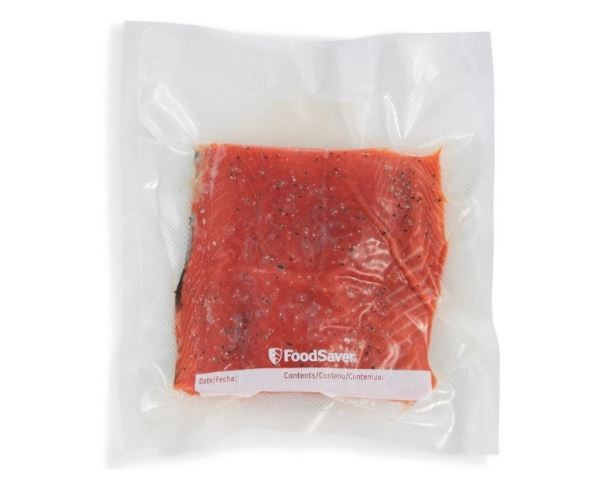 48x FoodSaver Pre-Cut Vacuum Sealer Reusable Food Storage Bags - Clear (20x28cm)