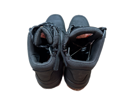 Wolverine Rigger Mid CM Steel Cap Safety Leather Boots Waterproof Shoes - Black