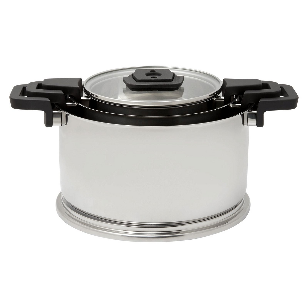 Westinghouse 3 Piece Stainless Steel Nested Stackable Pot & Pan Set WH3P04SS