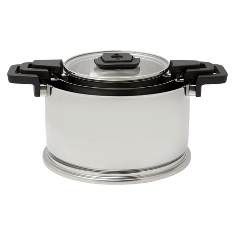 Westinghouse 3 Piece Stainless Steel Nested Stackable Pot & Pan Set WH3P04SS