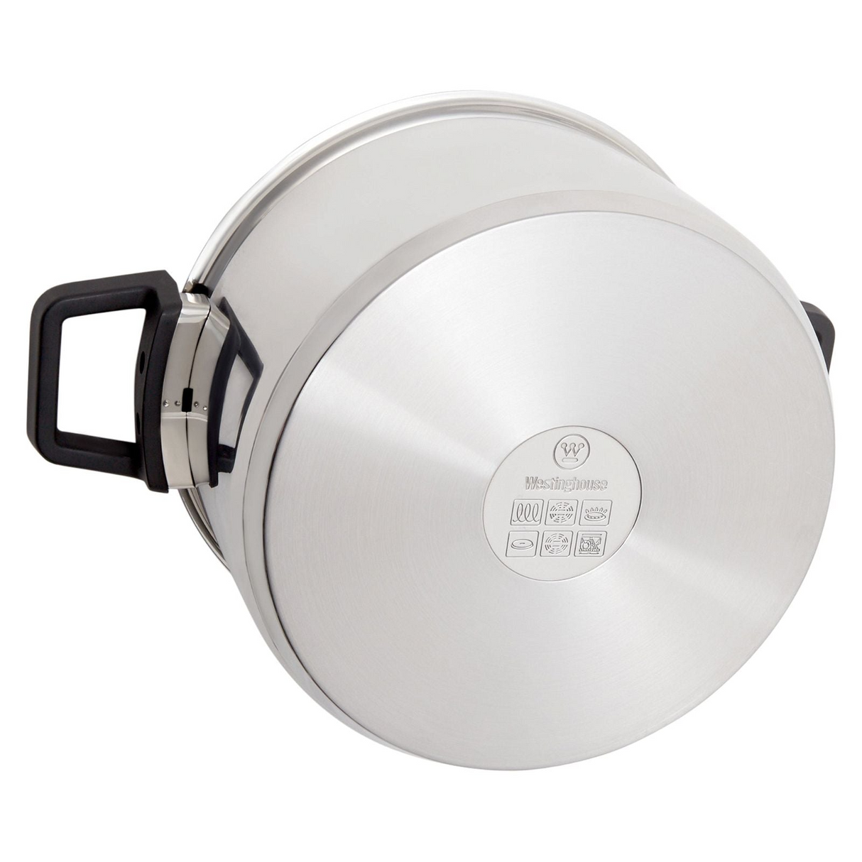 Westinghouse 3 Piece Stainless Steel Nested Stackable Pot & Pan Set WH3P04SS