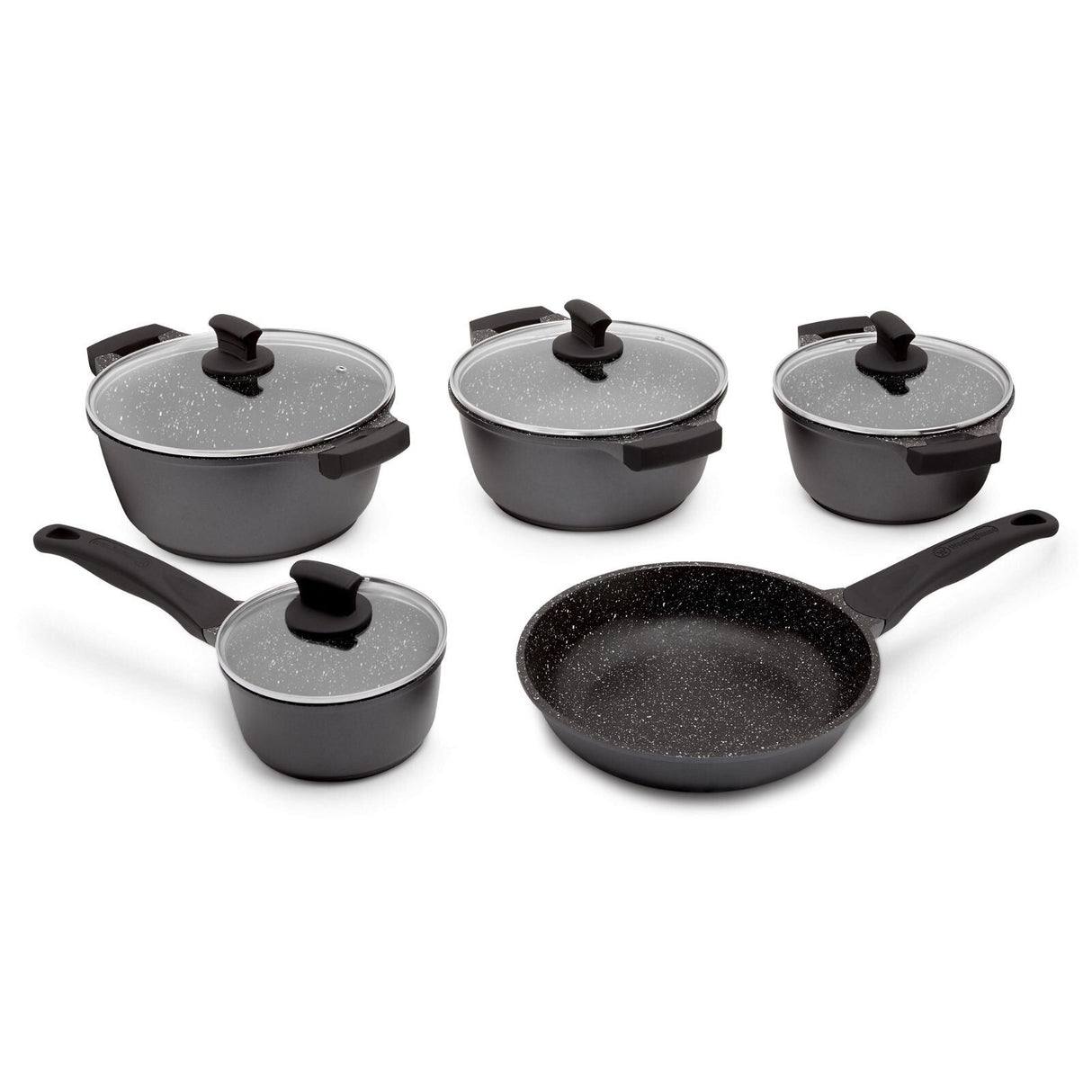Westinghouse 5-Piece Non Stick Aluminium Pot and Pan Set