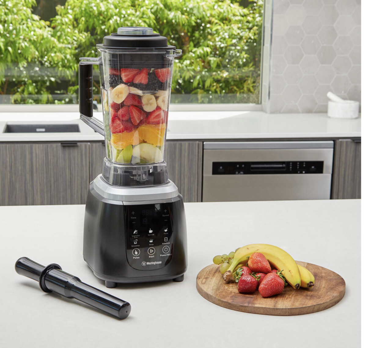 Westinghouse Professional 1250W/2L Blender Smoothies/Food Soup Juice Maker Black - WHBL03K