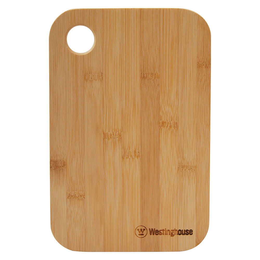 Westinghouse 3 Piece Bamboo Chopping Board Set Reversible Water Resistant