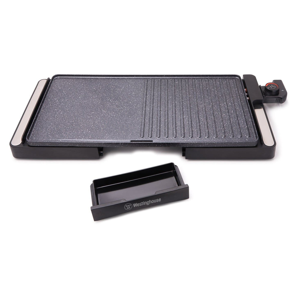 Westinghouse Non-Stick Flat Electric Grill 2200W in Black WHEG01K