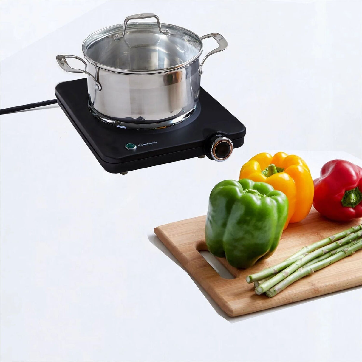 Westinghouse Single Electric Hot Plate Cast Iron (WHEHP01K)