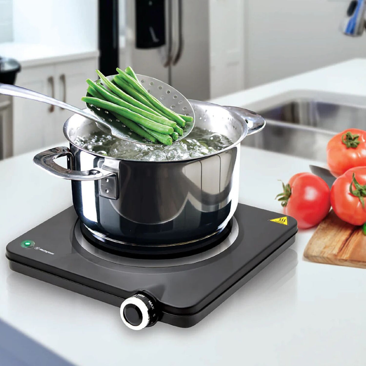Westinghouse Single Electric Hot Plate Cast Iron (WHEHP01K)
